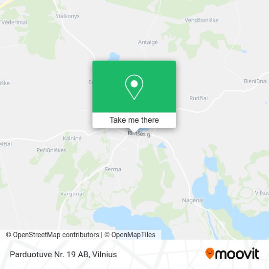 Карта Parduotuve Nr. 19 AB