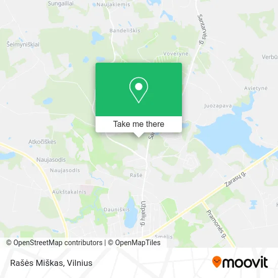 Карта Rašės Miškas