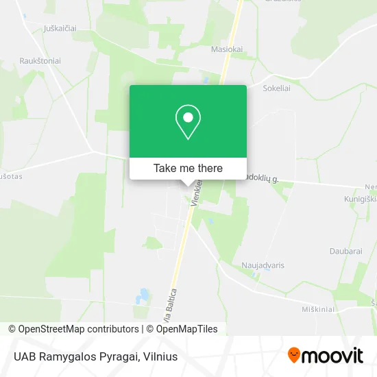 Карта UAB Ramygalos Pyragai