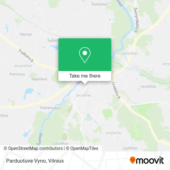 Карта Parduotuve Vyno