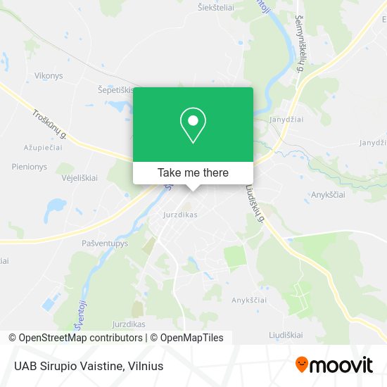 Карта UAB Sirupio Vaistine