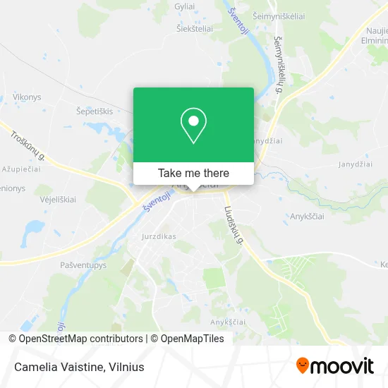 Camelia Vaistine map