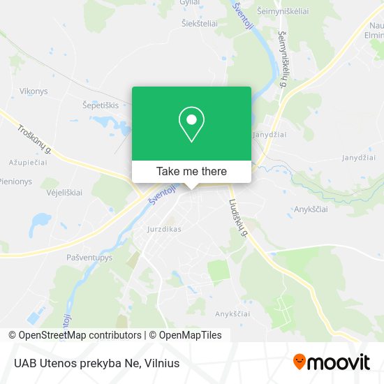 Карта UAB Utenos prekyba Ne