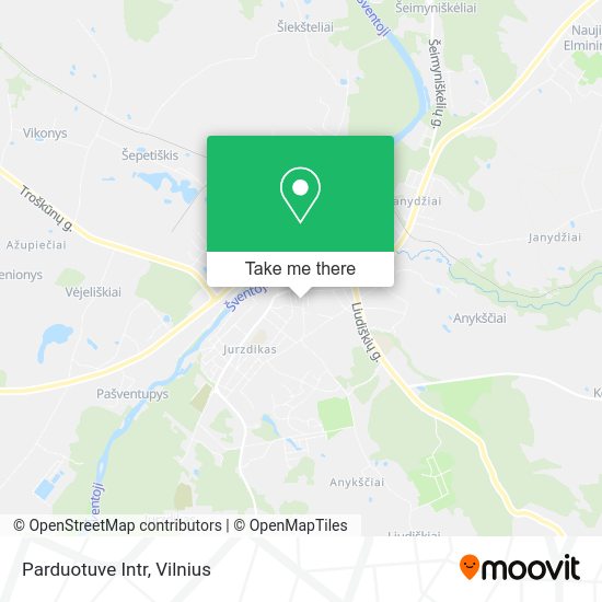 Карта Parduotuve Intr