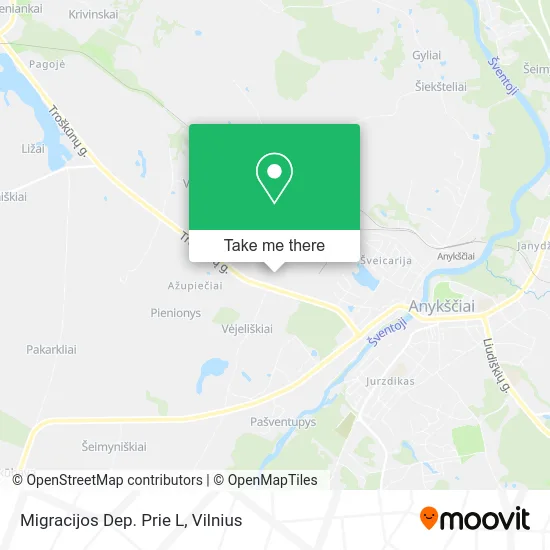 Карта Migracijos Dep. Prie L