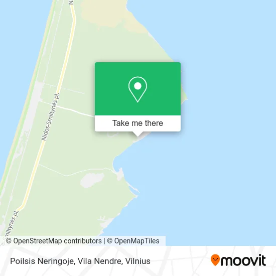Карта Poilsis Neringoje, Vila Nendre