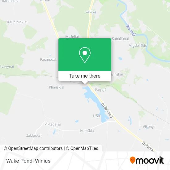 Карта Wake Pond