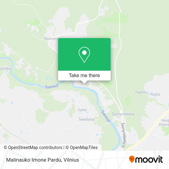 Карта Malinauko Imone Pardu