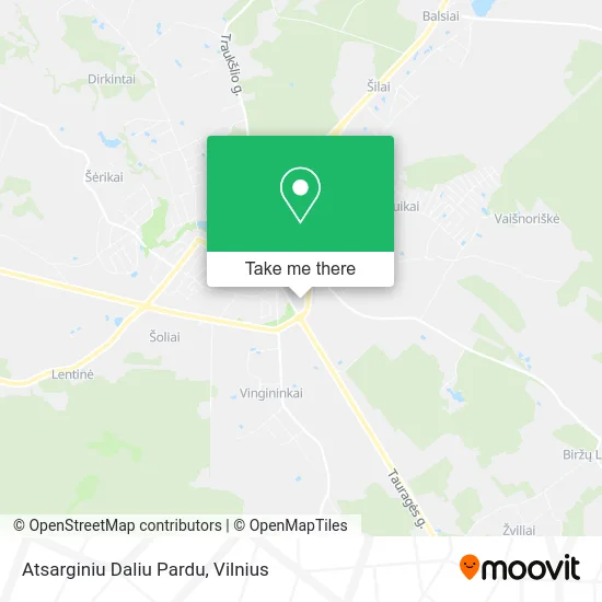 Карта Atsarginiu Daliu Pardu