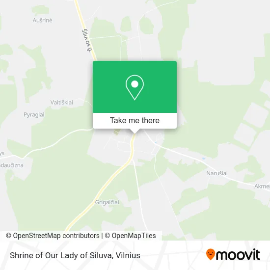 Карта Shrine of Our Lady of Siluva