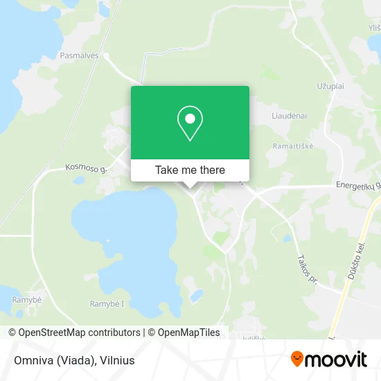 Omniva (Viada) map