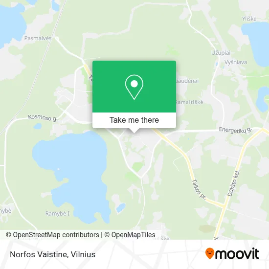 Norfos Vaistine map