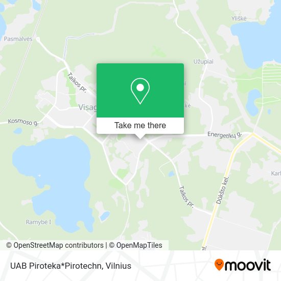 Карта UAB Piroteka*Pirotechn