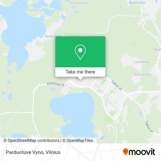 Карта Parduotuve Vyno