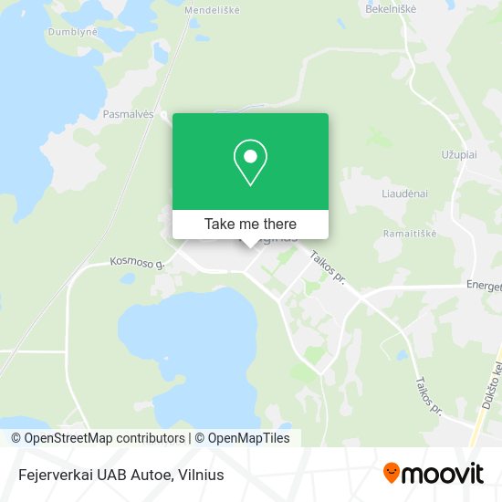 Карта Fejerverkai UAB Autoe