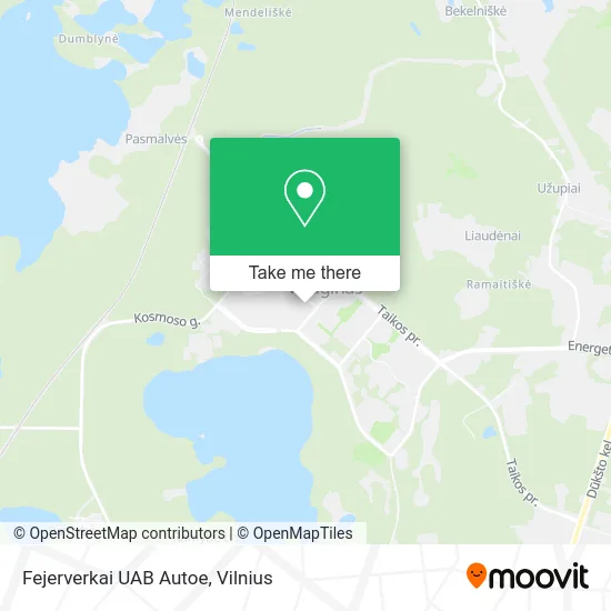 Карта Fejerverkai UAB Autoe