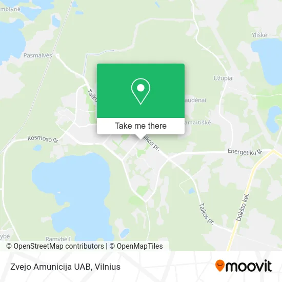 Карта Zvejo Amunicija UAB