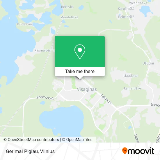 Карта Gerimai Pigiau