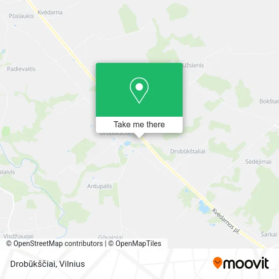 Карта Drobūkščiai