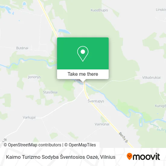 Карта Kaimo Turizmo Sodyba Šventosios Oazė