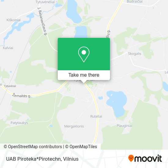 Карта UAB Piroteka*Pirotechn