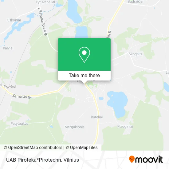 Карта UAB Piroteka*Pirotechn