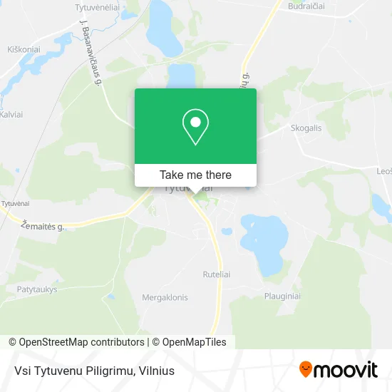 Карта Vsi Tytuvenu Piligrimu