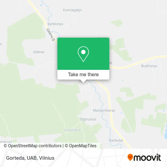Карта Gorteda, UAB