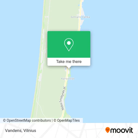 Карта Vandens