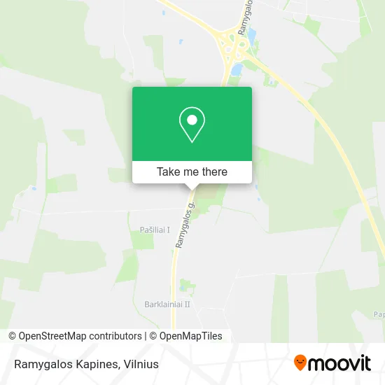 Карта Ramygalos Kapines