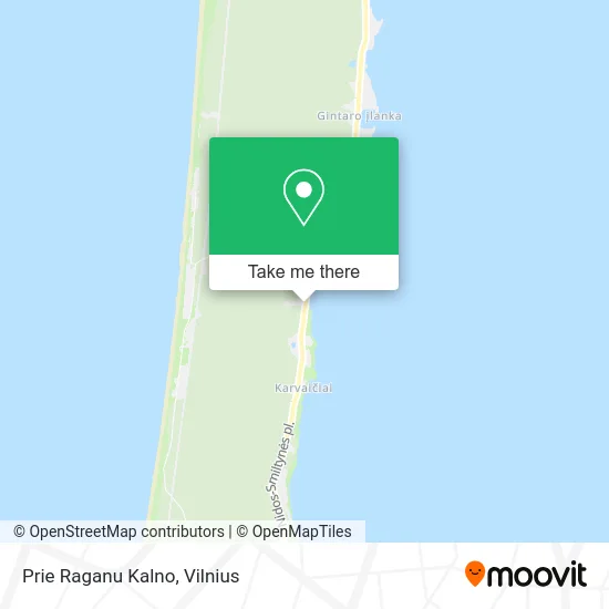 Карта Prie Raganu Kalno