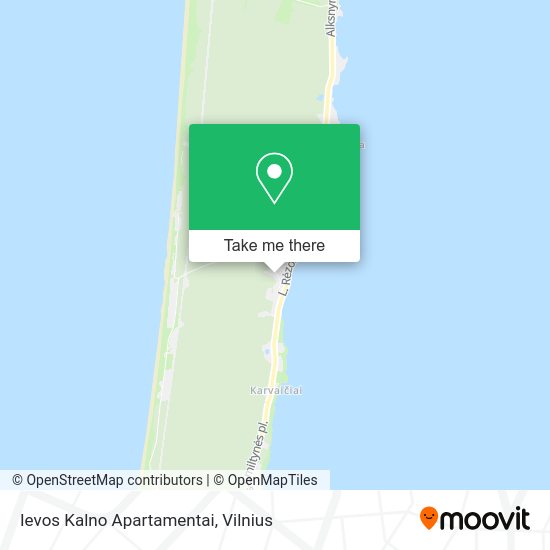 Карта Ievos Kalno Apartamentai