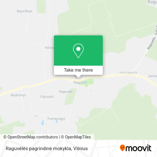 Raguvėlės pagrindinė mokykla map