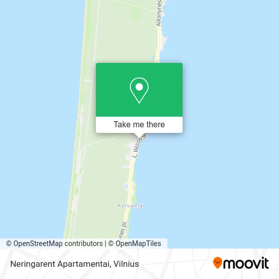 Карта Neringarent Apartamentai