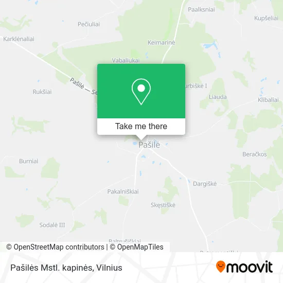 Карта Pašilės Mstl. kapinės
