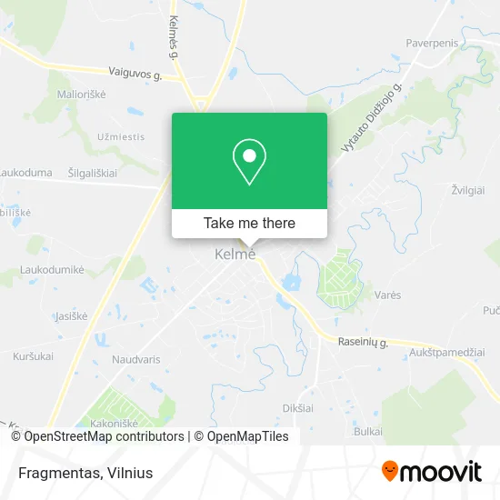 Карта Fragmentas