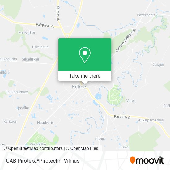 Карта UAB Piroteka*Pirotechn