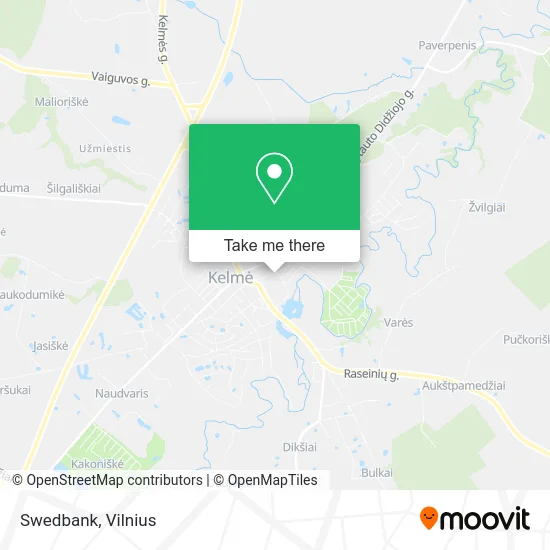 Карта Swedbank