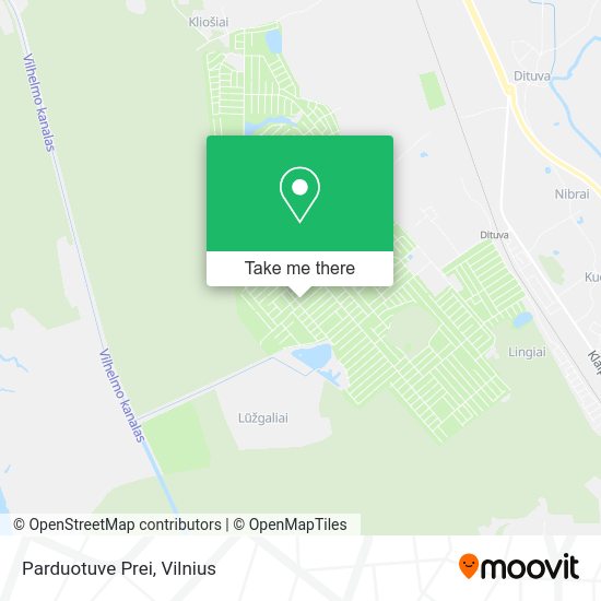 Карта Parduotuve Prei
