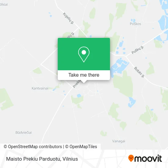 Карта Maisto Prekiu Parduotu