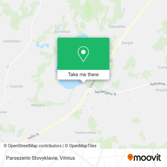 Карта Parsezerio Stovyklavie