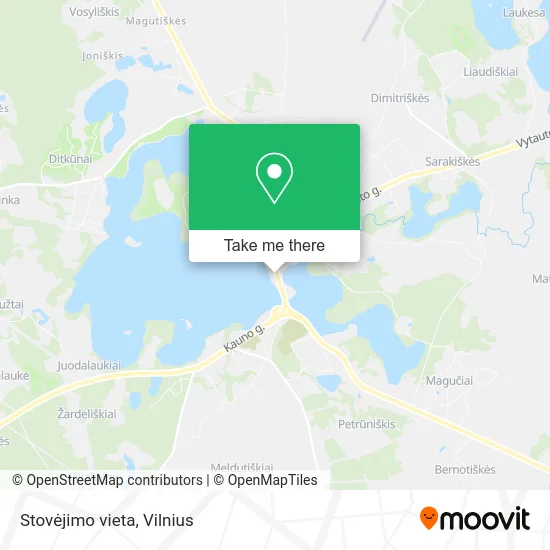 Карта Stovėjimo vieta