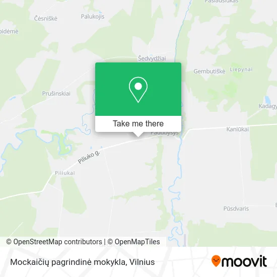 Mockaičių pagrindinė mokykla map