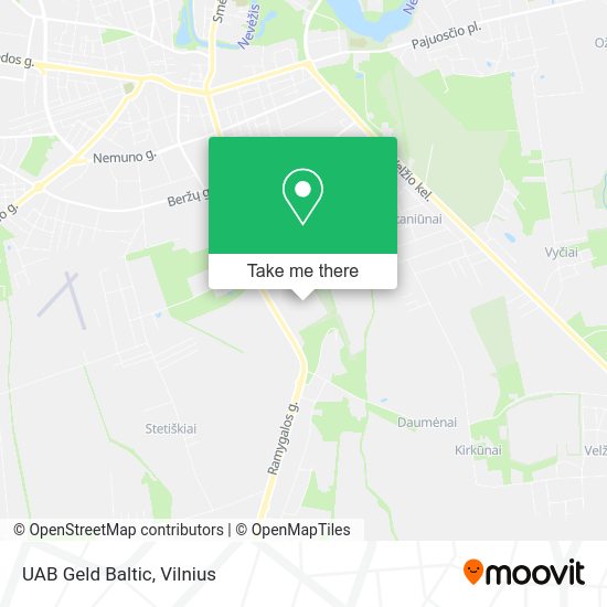 Карта UAB Geld Baltic