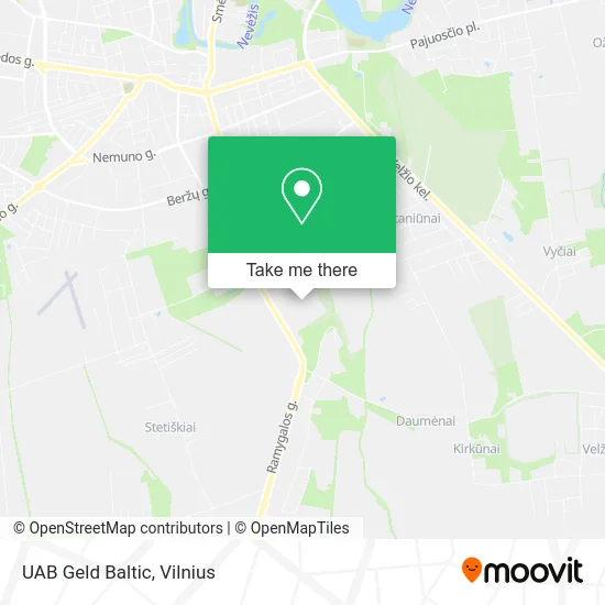 Карта UAB Geld Baltic
