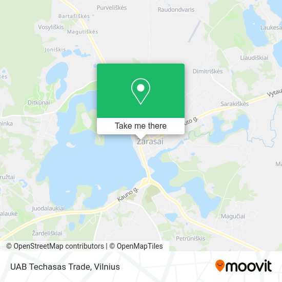 Карта UAB Techasas Trade