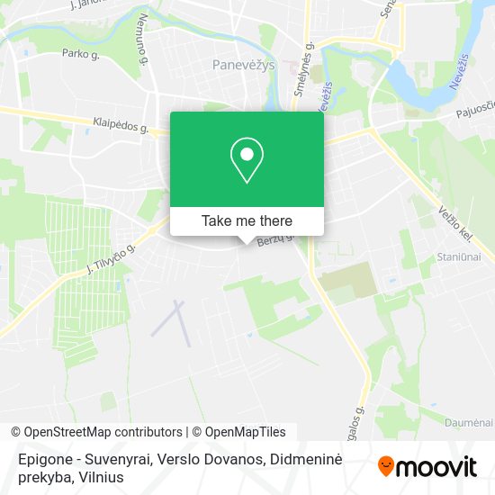 Карта Epigone - Suvenyrai, Verslo Dovanos, Didmeninė prekyba