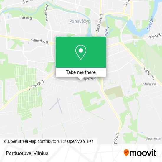 Карта Parduotuve