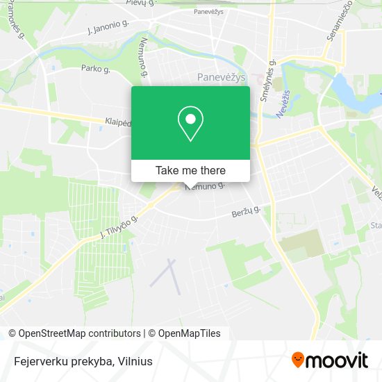 Карта Fejerverku prekyba