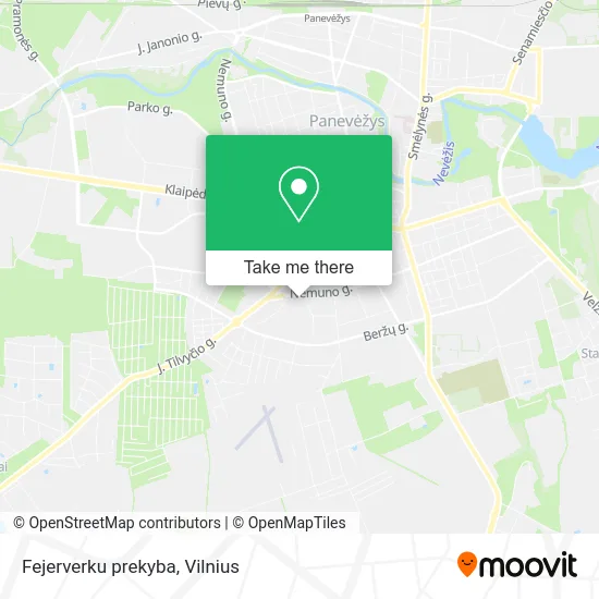 Карта Fejerverku prekyba